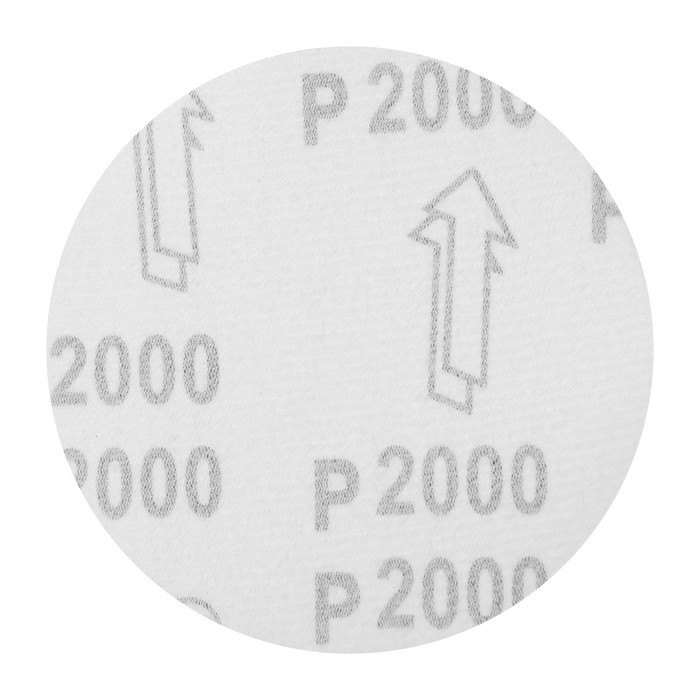 Круг абразивный шлифовальный под "липучку" ТУНДРА, 125 мм, Р2000, 10 шт.