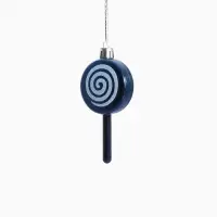 Набор украшений пластик 17 шт "Ярмарка волшебства" 6 см, синий