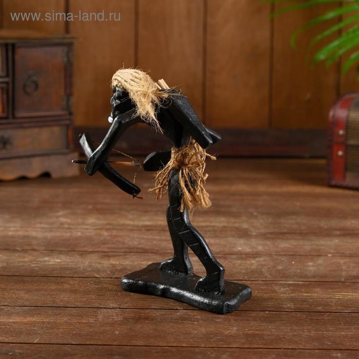 Сувенир из дерева &laquo;Абориген охотник&raquo;, 17&times;7.5&times;9 см