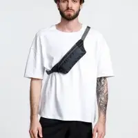 Спортивная поясная сумка Run for Fun, черная