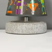 Настольная лампа "Суше" E27 40Вт серый 20х20х23 см RISALUX