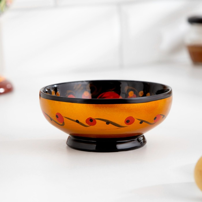 Розетка, 10&times;4 см, хохлома