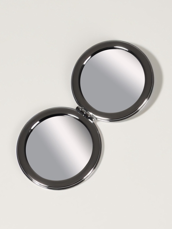 Зеркало складное &laquo;Круги&raquo;, d = 7,2 см, с увеличением, цвет МИКС