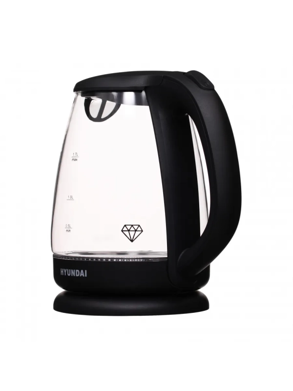Чайник HYK-G1001 1,7л 2200Вт черный (стекло)