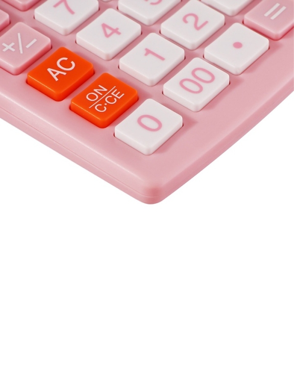 Калькулятор настольный 12-разрядный CT-388, розовый