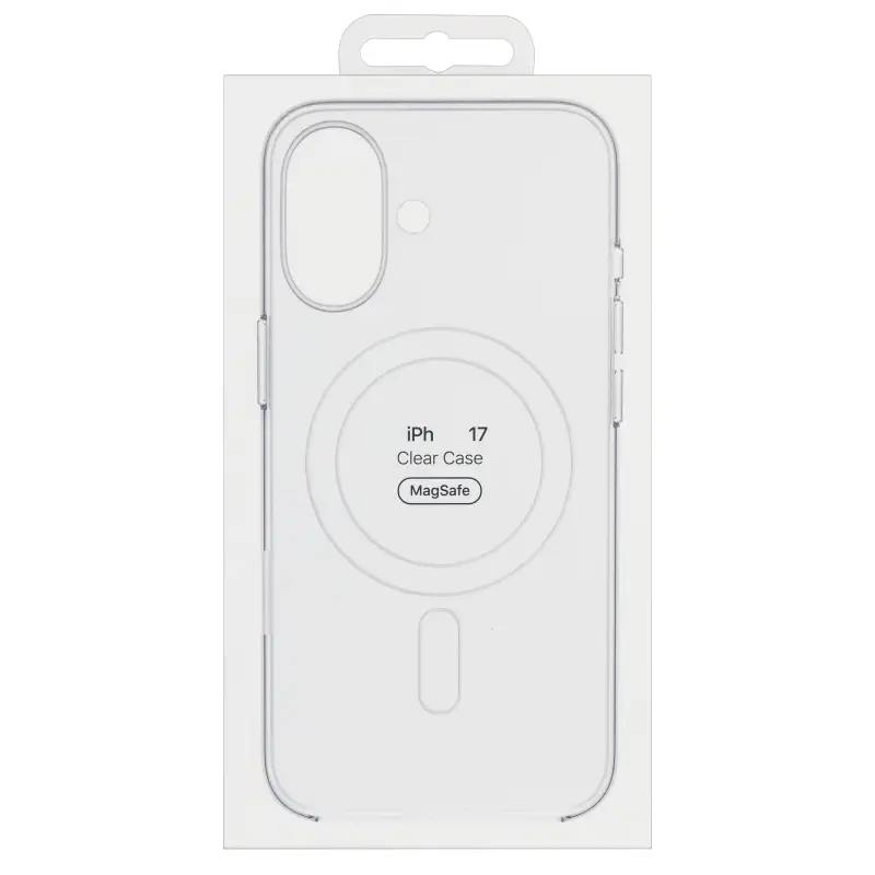 Чехол IPh 17 Clear Case PC (MagSafe + анимация NFC) ORG