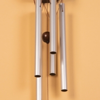 Музыка ветра "Совёнок" дерево, алюминий, 8х8х80 см,