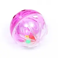 Шарик для кошек "Веселая семейка" с пластиковыми шариками внутри, 4,2 см, фасовка 40 шт