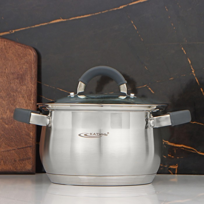 Кастрюля &laquo;Ирида&raquo;, 2.9 л, d=18 см, капсульное дно, индукция