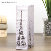 Шкатулка-книга дерево "Эйфелева башня. Париж" кожзам 17х11х5 см