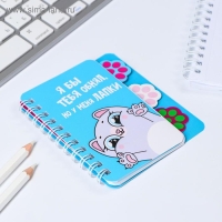 Блокнот с разделителями А7, 40 л &laquo;Котик&raquo;