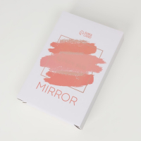 Зеркало на ножке &laquo;Овал&raquo;, двустороннее, зеркальная поверхность 13,5 &times; 16,5 см, цвет МИКС