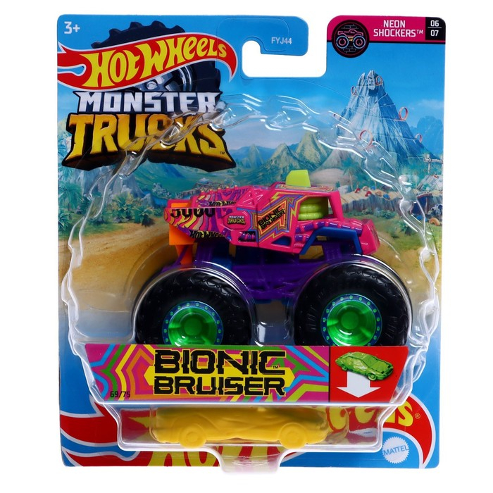 Машина &laquo;Базовый Монстр трак&raquo;, масштаб 1:64, цвета МИКС