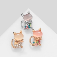 Брошь &laquo;Кошечка&raquo; ассорти, цвет МИКС (неделимая фасовка 12 шт., цена за шт.)