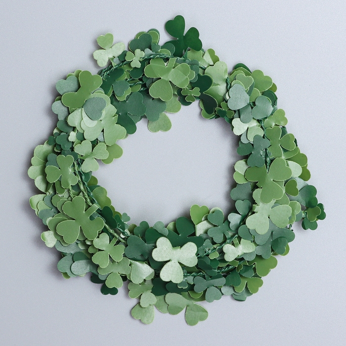 Лиана искусственная для декора &laquo;Листья клевера&raquo;, 3 метра, 13 &times; 13 &times; 2 см