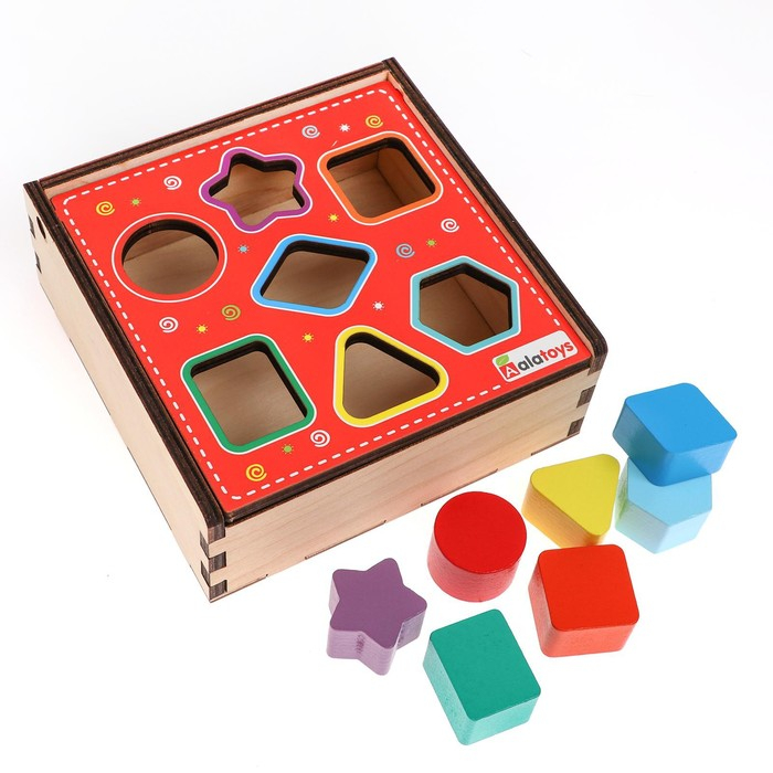 Сортер &laquo;Радуга&raquo; 7 деталей, 15 &times; 15 &times; 5.7 см