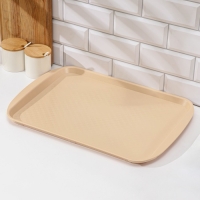 Поднос, 49,5&times;35 см, цвет бежевый