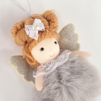 Новый год! Ёлочное украшение кукла &laquo;Фея&raquo;, с бантиком