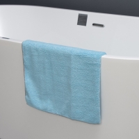 Тряпка для пола Raccoon, 250 г/м&sup2;, 50&times;30 см, микрофибра, с оверлоком, 1 шт, цвет голубой