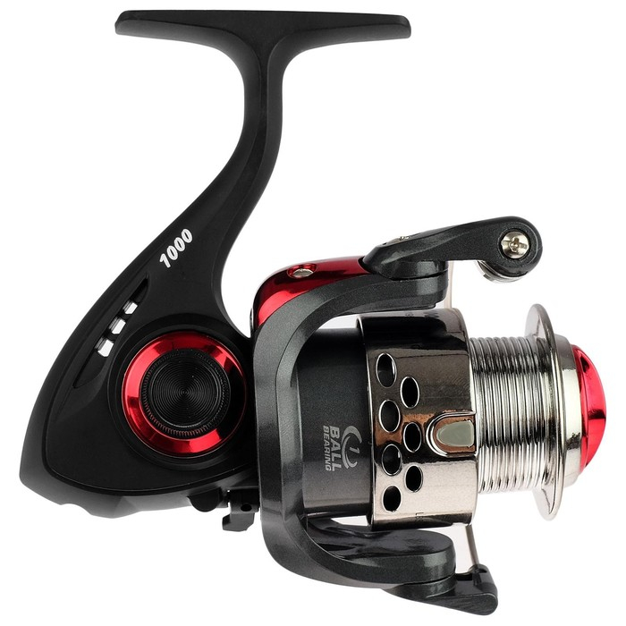 Катушка б/ин PREMIER fishing Python 1000, 1 подшипник, 5.5:1