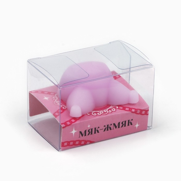 Мялка антистресс &laquo;Мяк жмяк&raquo;, фиолетовая, 4,4 х 3,5 см