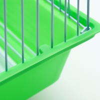 Клетка для птиц укомплектованная Bd-1/1d, 30 х 23 х 39 см, зелёная (фасовка 12 шт)