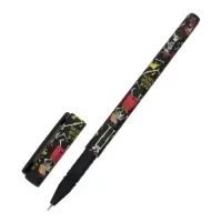 Ручка шариковая, 0.38 мм, стержень синий, игольчатый пишущий узел