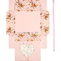 Коробка подарочная складная, упаковка, &laquo;С любовью&raquo;, 20 х 18 х 5 см