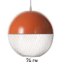 Светильник Lina 1х40Вт Е27 неон-оранжевый  26х26х32см