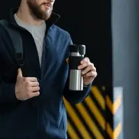 Термостакан Tralee XL, серебристый