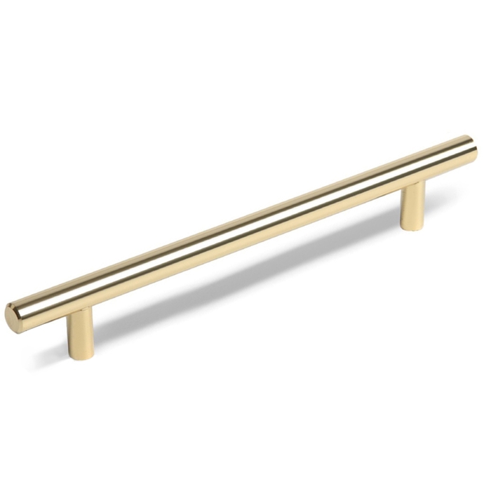 Ручка рейлинг ТУНДРА BISTRO,  d=12 мм, м/о 160 мм, цвет золото, 4 шт