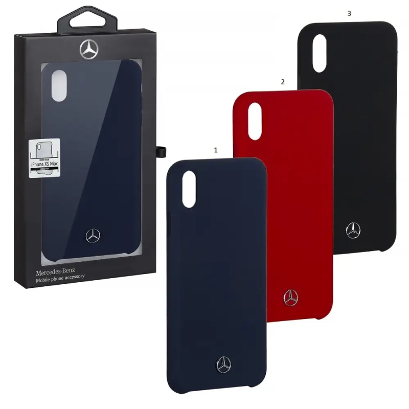 Чехол iPh XS MAX Mercedes-Benz Silicone Case