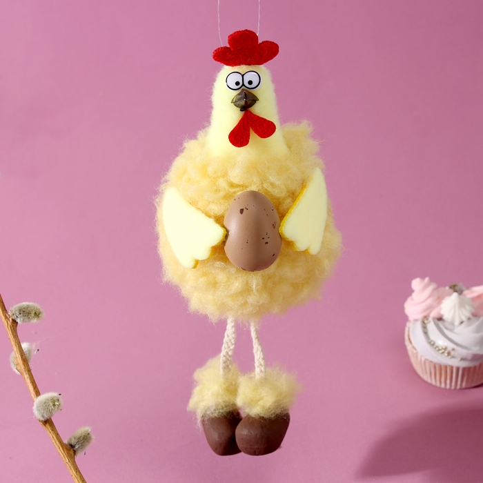 Мягкая игрушка &laquo;Петушок&raquo; на подвесе, 16 см, цвет МИКС