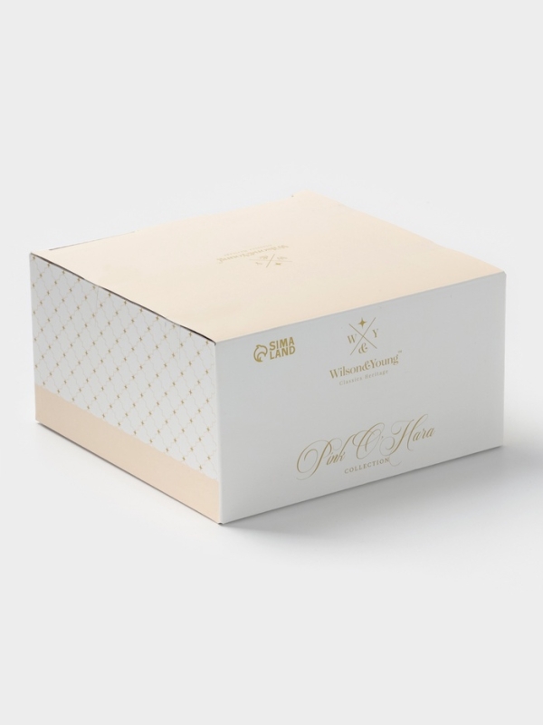 Чайная пара 220 мл WY  "Pink O'hara", зелёный