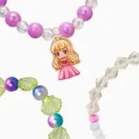 Браслет детский &laquo;Выбражулька&raquo;, 3 шт. набор, принцесса, бусины, цветной