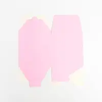 Коробка подарочная складная, квадратная, розовая, 12&times;12&times;12 см