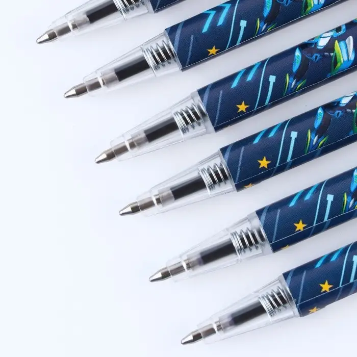 Ручка шариковая, синяя паста мини автоматическая &laquo;Робот&raquo;