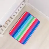 Коврик для ванной и туалета Доляна &laquo;Радужная волна&raquo;, 40&times;59 см