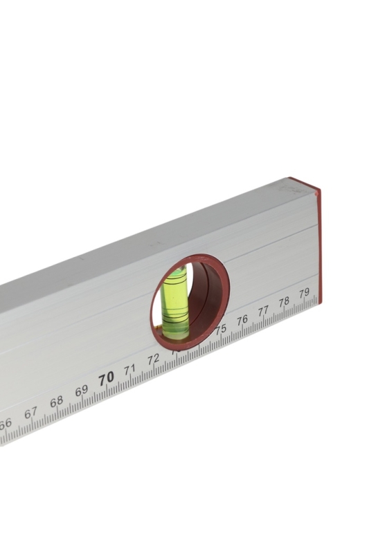 Уровень алюминиевый ЛОМ, 3 глазка, линейка, 800 мм