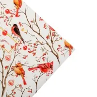 Упаковочная бумага на новый год &laquo;Птицы на ветвях&raquo;, 50 х 70 см, глянцевая