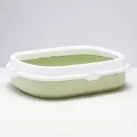 Туалет с бортом 40&times;34&times;11 см, зелёный