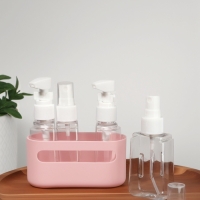 Набор в конт 4 пр: 2 бут с расп-50 мл, 2 бут с доз-50мл пластик роз накл ОТ