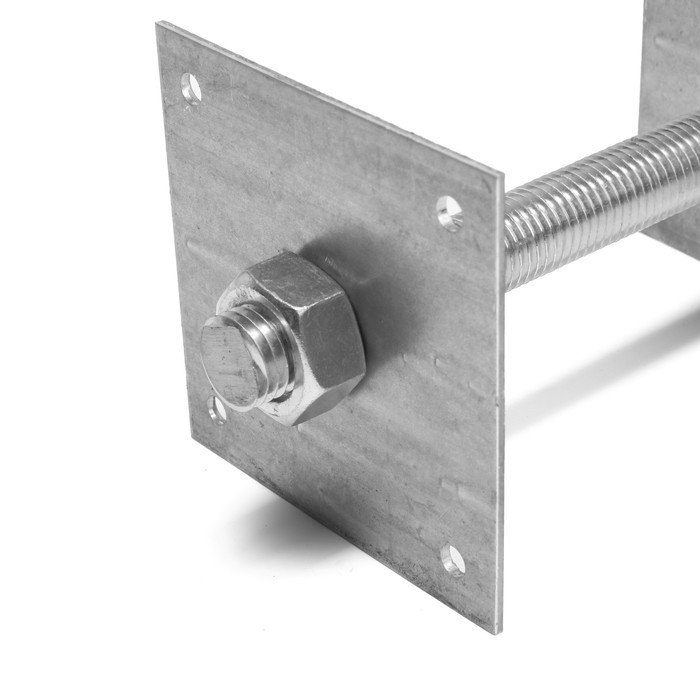 Анкер ЛОМ, регулируемый по высоте, оцинкованный, М24х200х120 мм