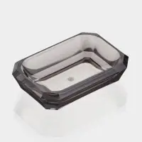 Набор для ванной "Кристалл" 4 предмета (дозатор, 2 стакана, мыльница)