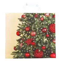 Пакет "Мерцание", полиэтиленовый с петлевой ручкой, 38х34 см, 70 мкм