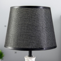 Настольная лампа "Адара" Е14 40Вт серый 20х20х33см RISALUX