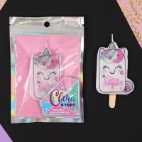 Свеча для торта &laquo;С Днём Рождения&raquo;, единорог, 4,3 х 7,3 см