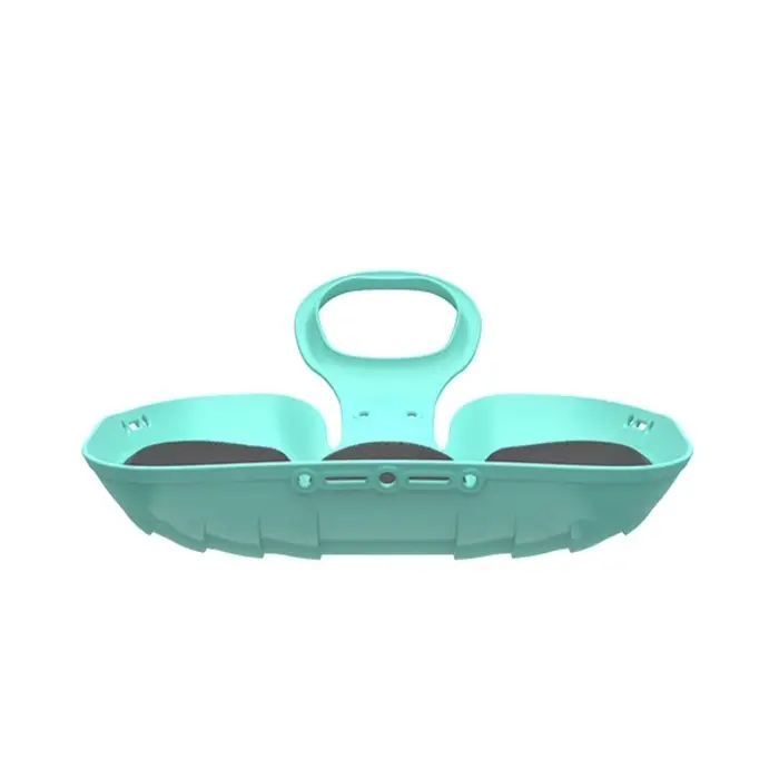 Санки-ледянки с мягкой сидушкой &laquo;Вираж&raquo;, бирюзовые, 39&times;37см