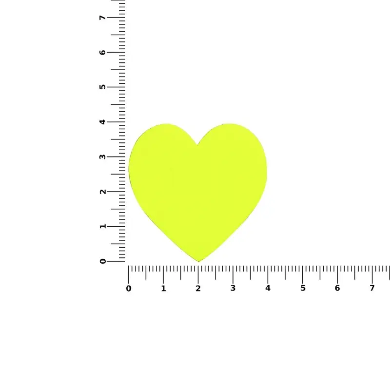 Наклейка тканевая Lunga Сor, M, желтый неон