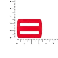 Пряжка &mdash; регулятор ремня Fermo, красная